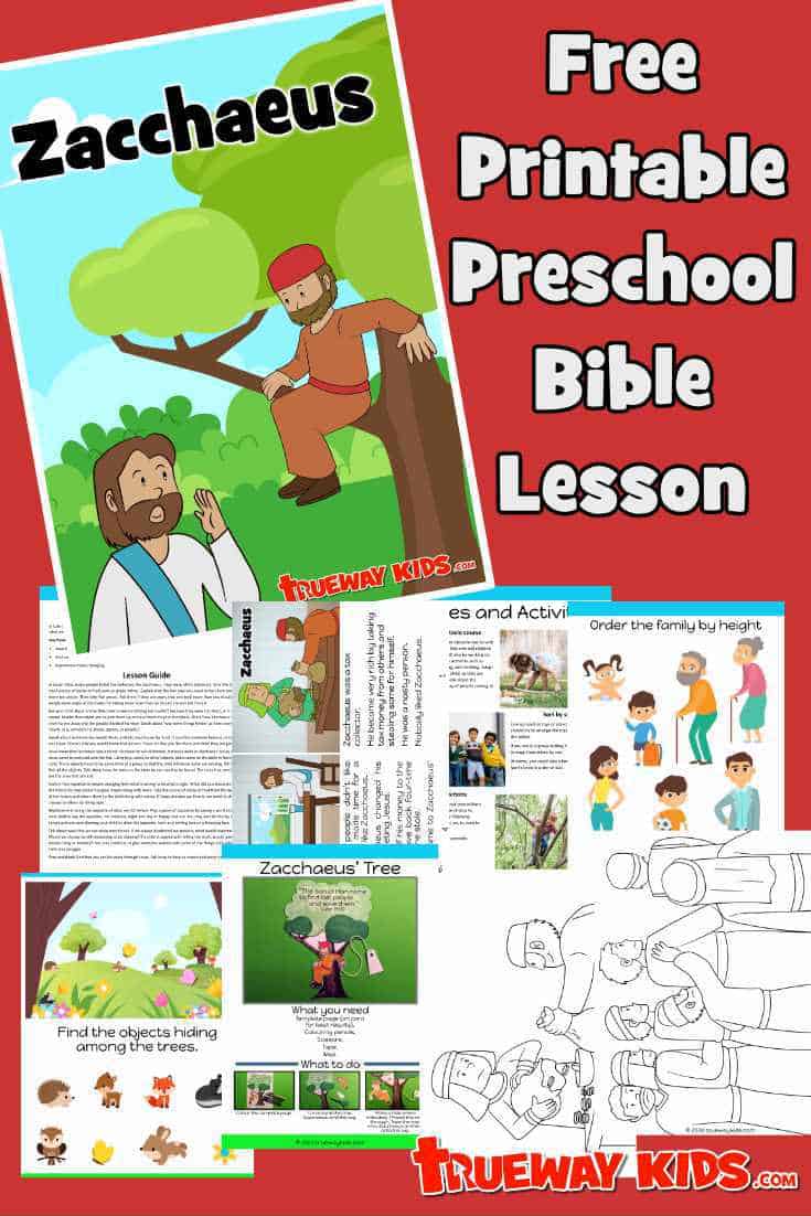 Zacchaeus - Bible lesson for kids - Trueway Kids