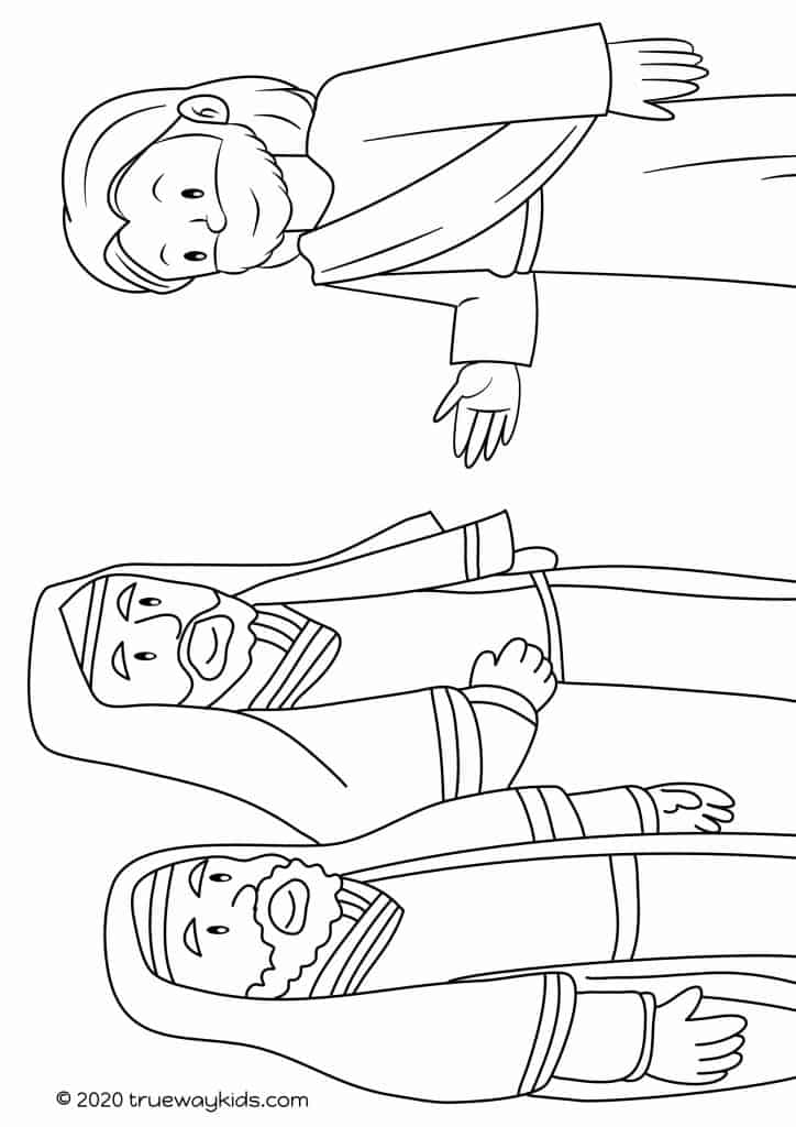 Jesus Heals Centurions Servant Coloring Pages