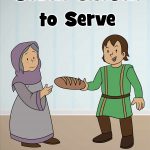 Seven chosen to serve. Acts 6 preschool Bible lesson. Free printable