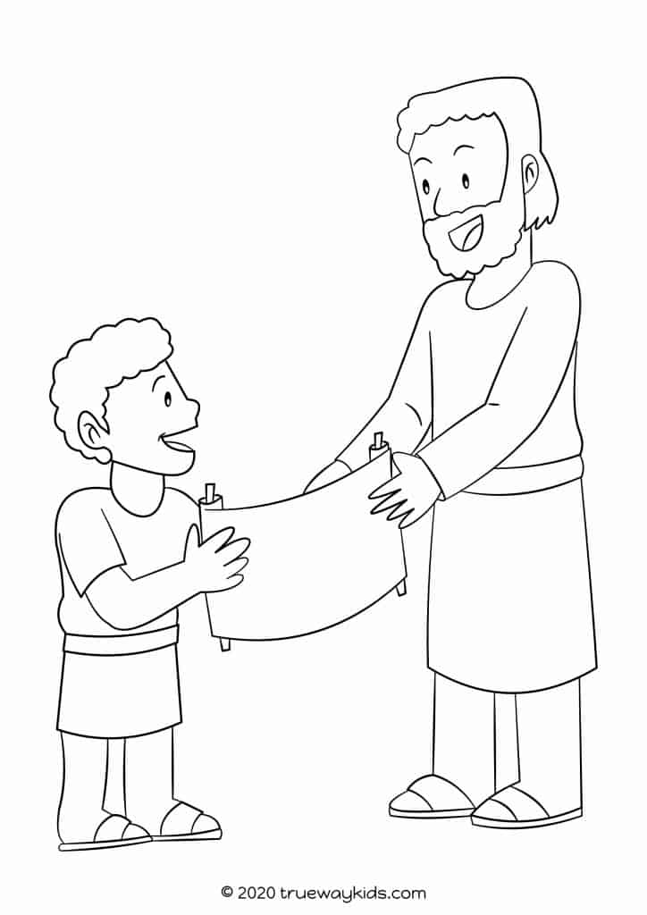 Timothy Bible Coloring Page To Print 021 Bible Coloring Pages | Images ...
