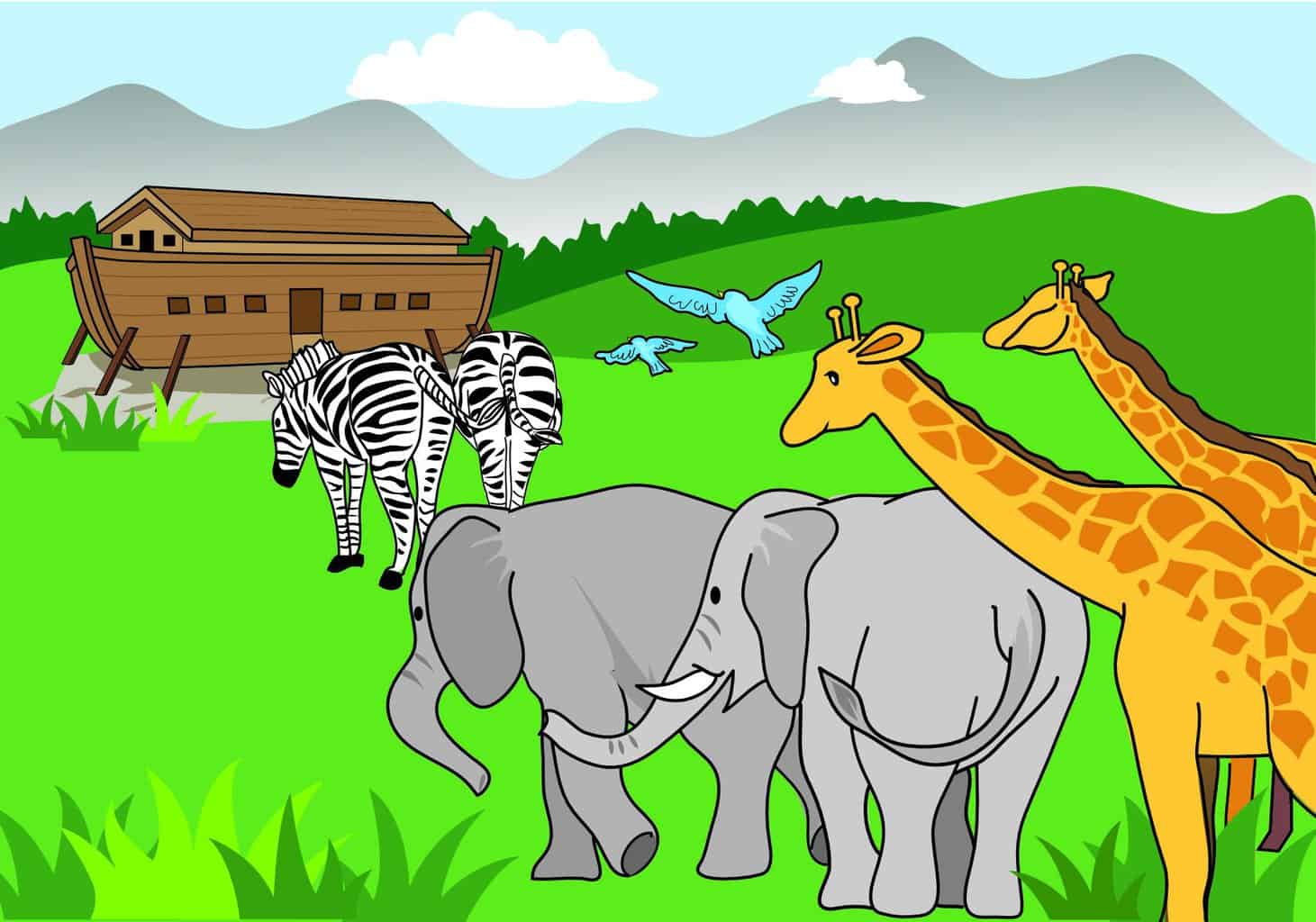 Noah's Ark Free printable Bible lesson for preschoolers Trueway Kids