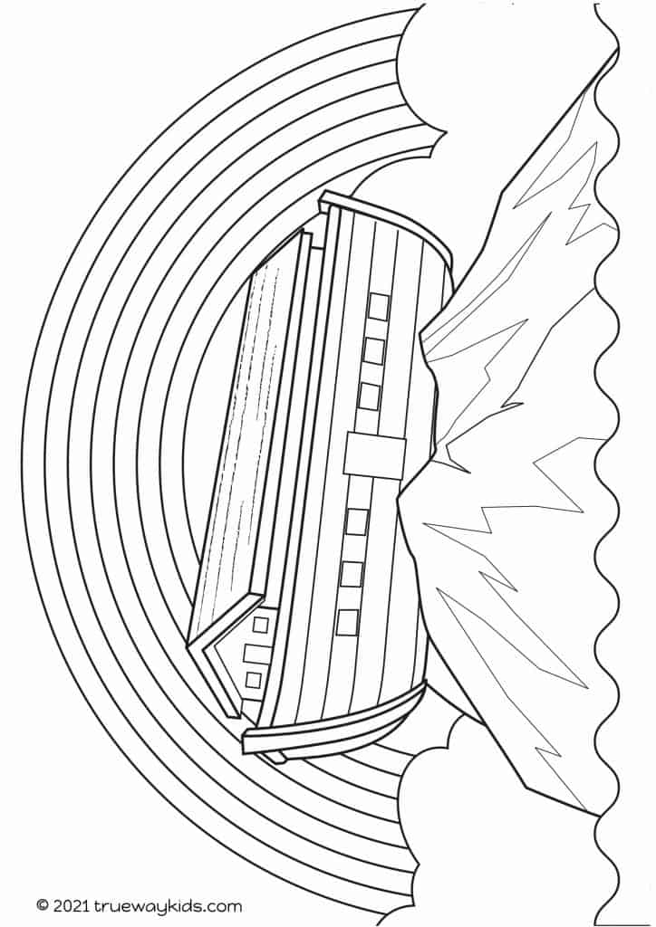 God Keeps His Promises Rainbow Coloring Page Coloring Pages