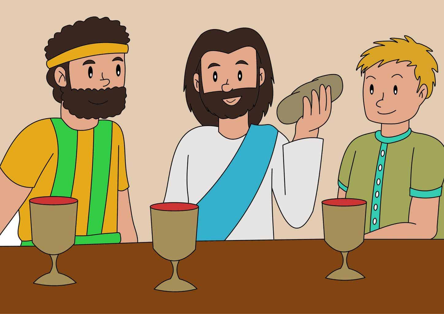 Sendero de la historia de Pascua 03 Jesús y los discípulos en la última cena. Trueway Kids Sendero de la historia de Pascua 03 Jesús y los discípulos en la última cena. Trueway Kids