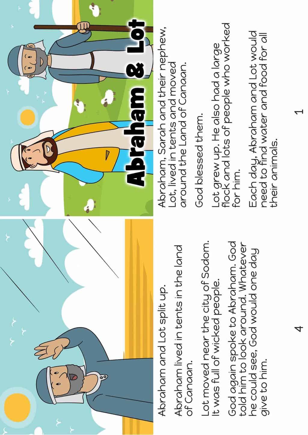 Abraham and Lot – Free Bible lesson for under 5s  Trueway Kids