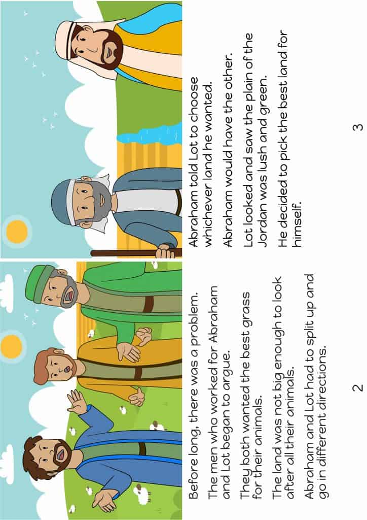 Abraham and Lot – Free Bible lesson for under 5s  Trueway Kids