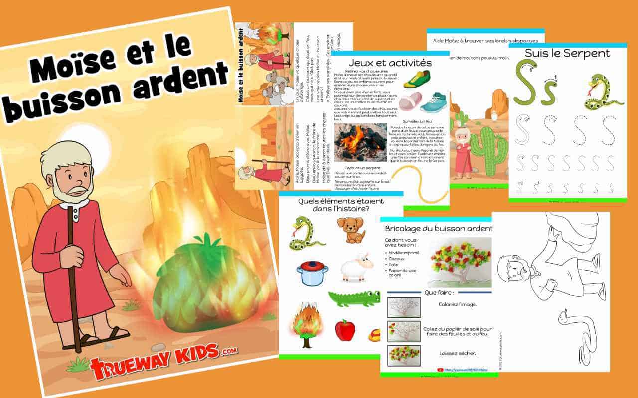 Moïse et le buisson ardent Trueway Kids