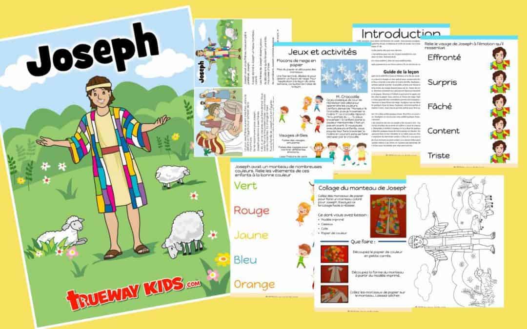 Joseph Lecon Biblique Imprimable Gratuite Trueway Kids