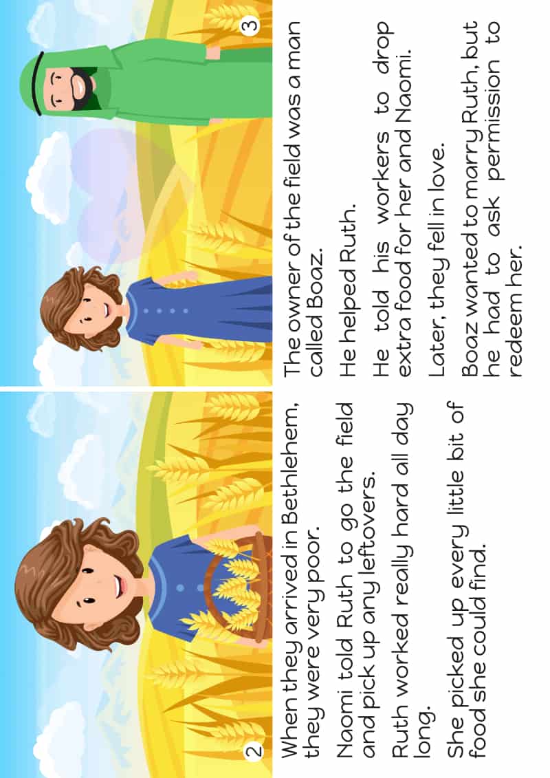 Ruth Free Bible lesson for kids Trueway Kids