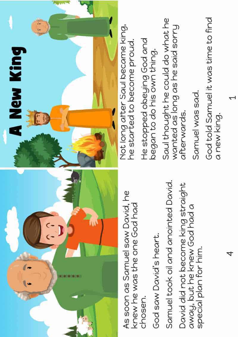 A New King - Samuel anoints David - Bible story for kids