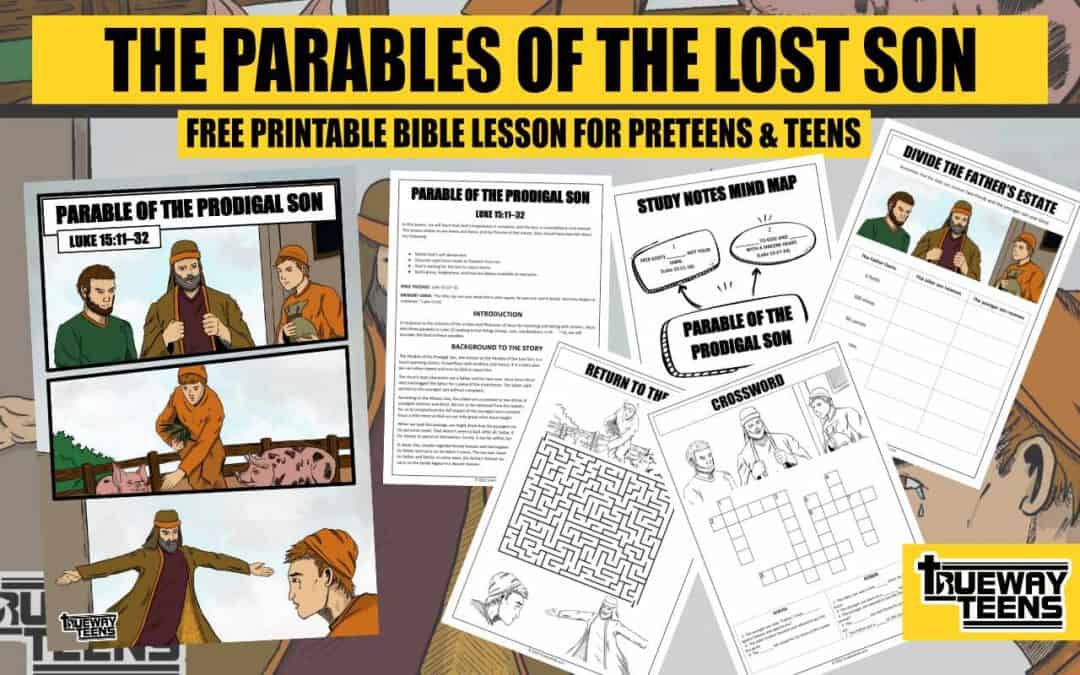 parable of the prodigal son story with pictures