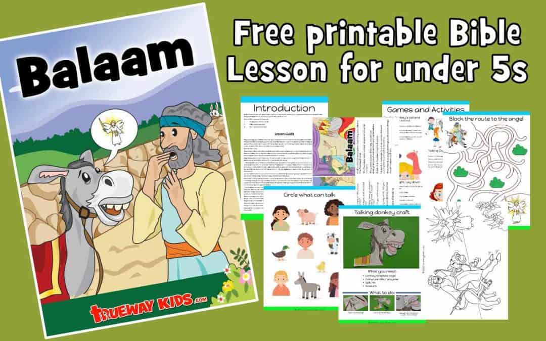 Balaam – Preschool Bible lesson