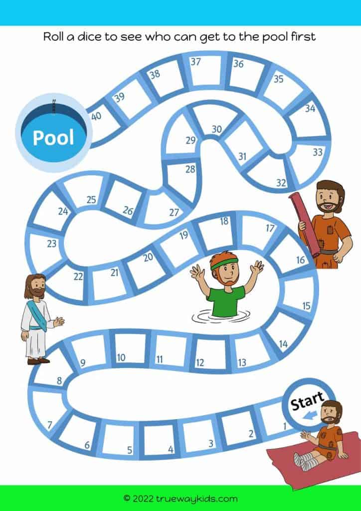 coloring pages pool of bethesda