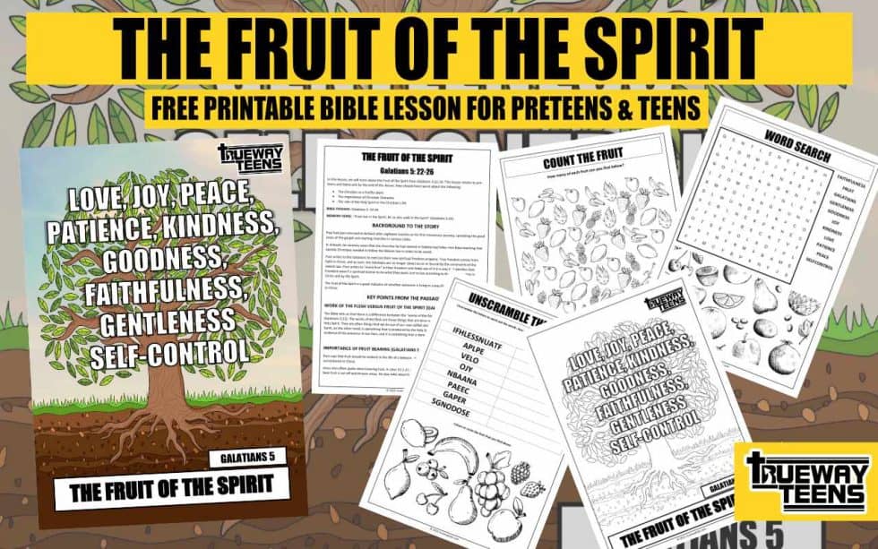 Fruit Of The Spirit Bible Lesson For Adults