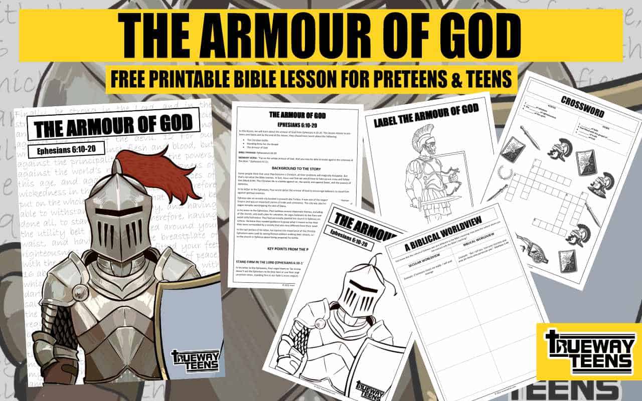 The Armour Of God Bible Lesson For Teens Trueway Kids