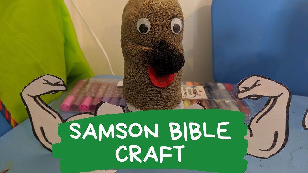 Here Is A Fun Bible Craft For Samson Free Printable Template Included