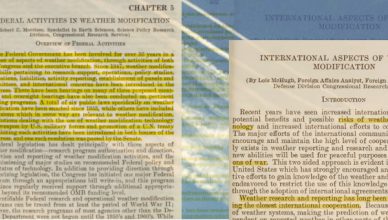 Geoengineering Cover Up Revealed in Lost 1978 Government Report