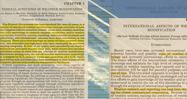 Geoengineering Cover Up Revealed in Lost 1978 Government Report