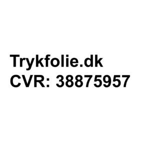 Trykfolie