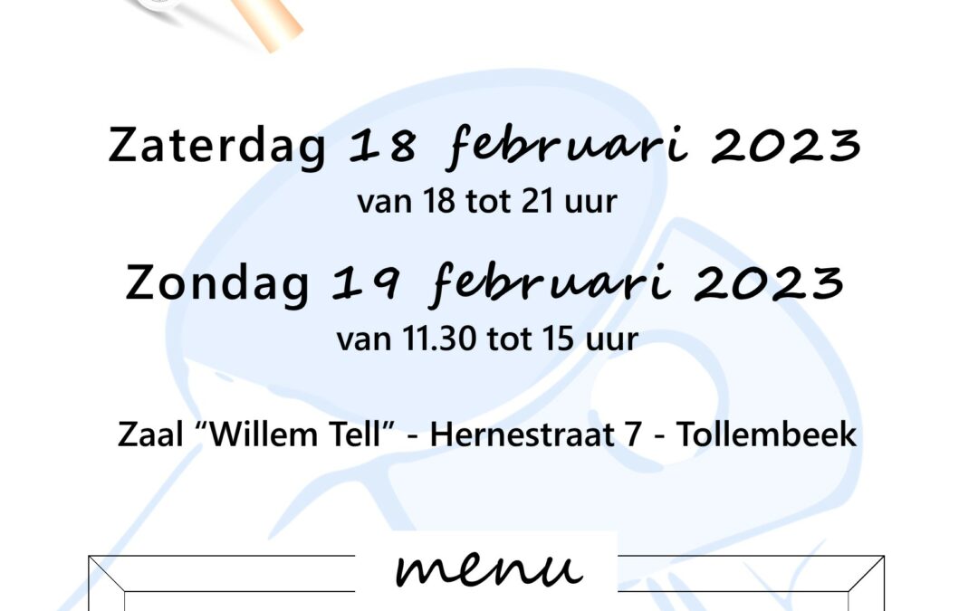 GROOT Eetfestijn 18 & 19 februari