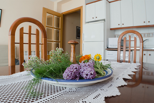 Cocina-comedor Casa El Puente