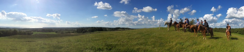 The view from the Trebjerg, which can be reached on a walk of 1 hour.