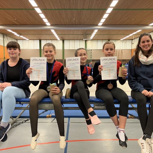 Erfolgreiche Teilnahme an den Gauwettkämpfen im Trampolinturnen