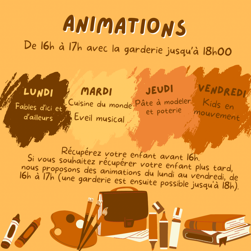 Animationen &amp; Workshops am Mittag