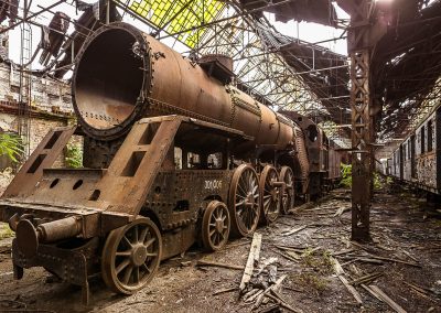 Red Star Train Graveyard Hungary