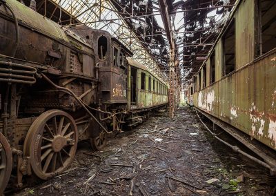 Red Star Train Graveyard Hungary