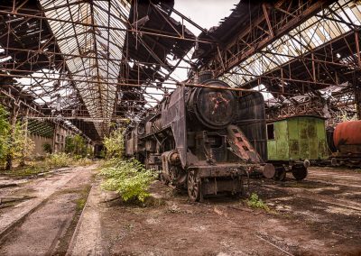 Red Star Train Graveyard Hungary