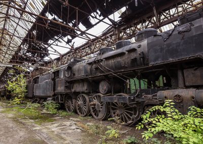 Red Star Train Graveyard Hungary