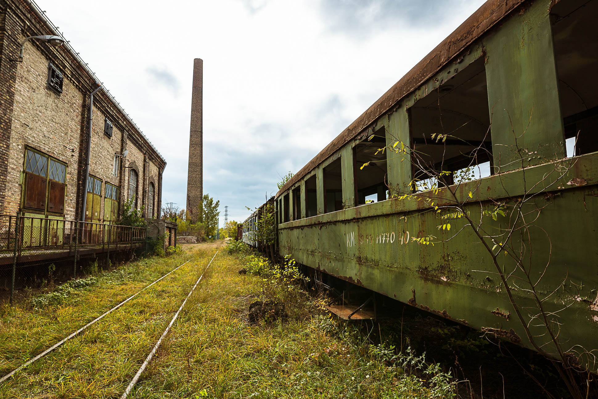 Red Star Train Graveyard Hungary