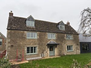 Lime repointing and stone restoration, tucks farm, Charlcutt