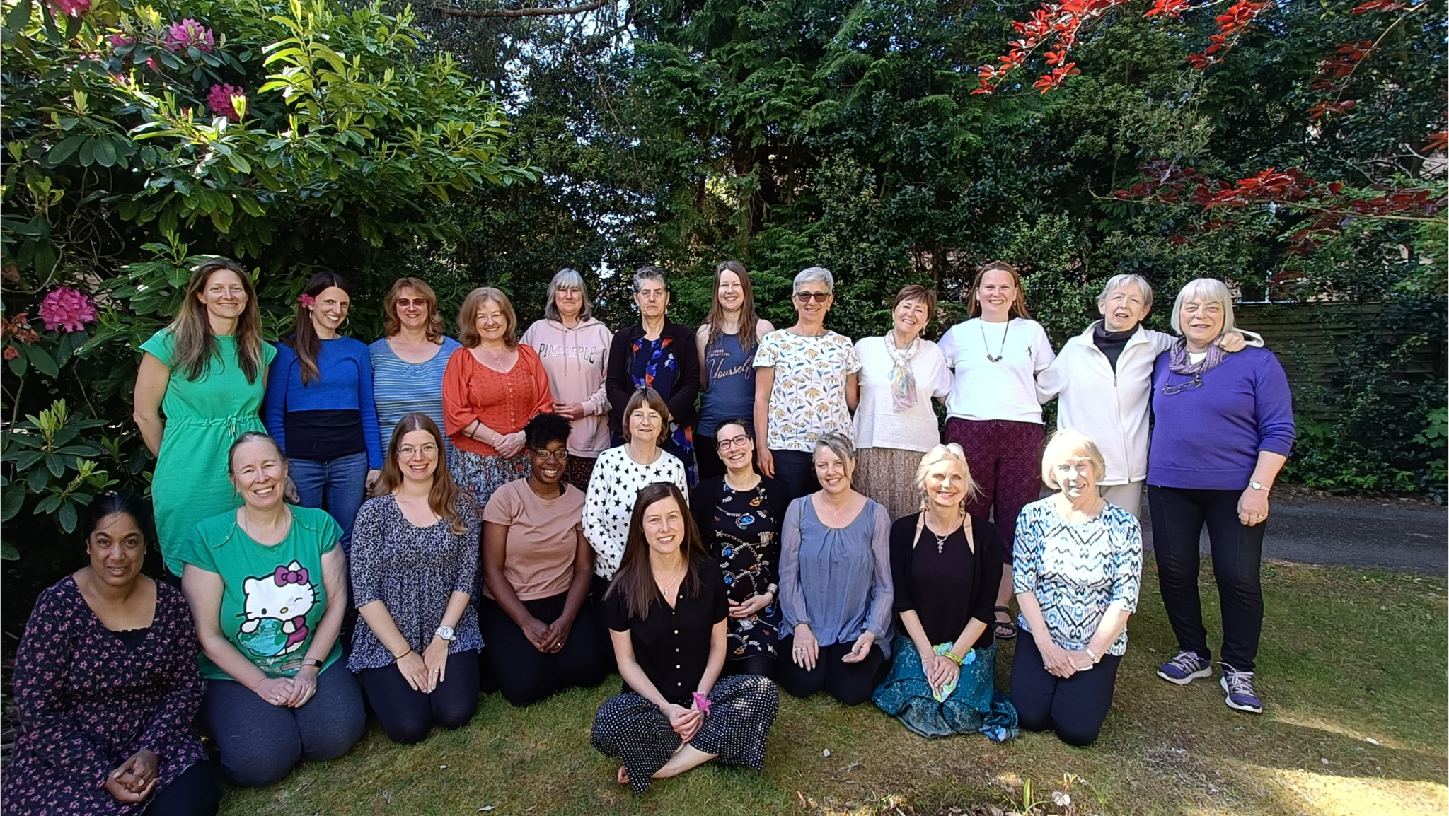 group pictures of attenedees of the 2023 annual christian dance weekend