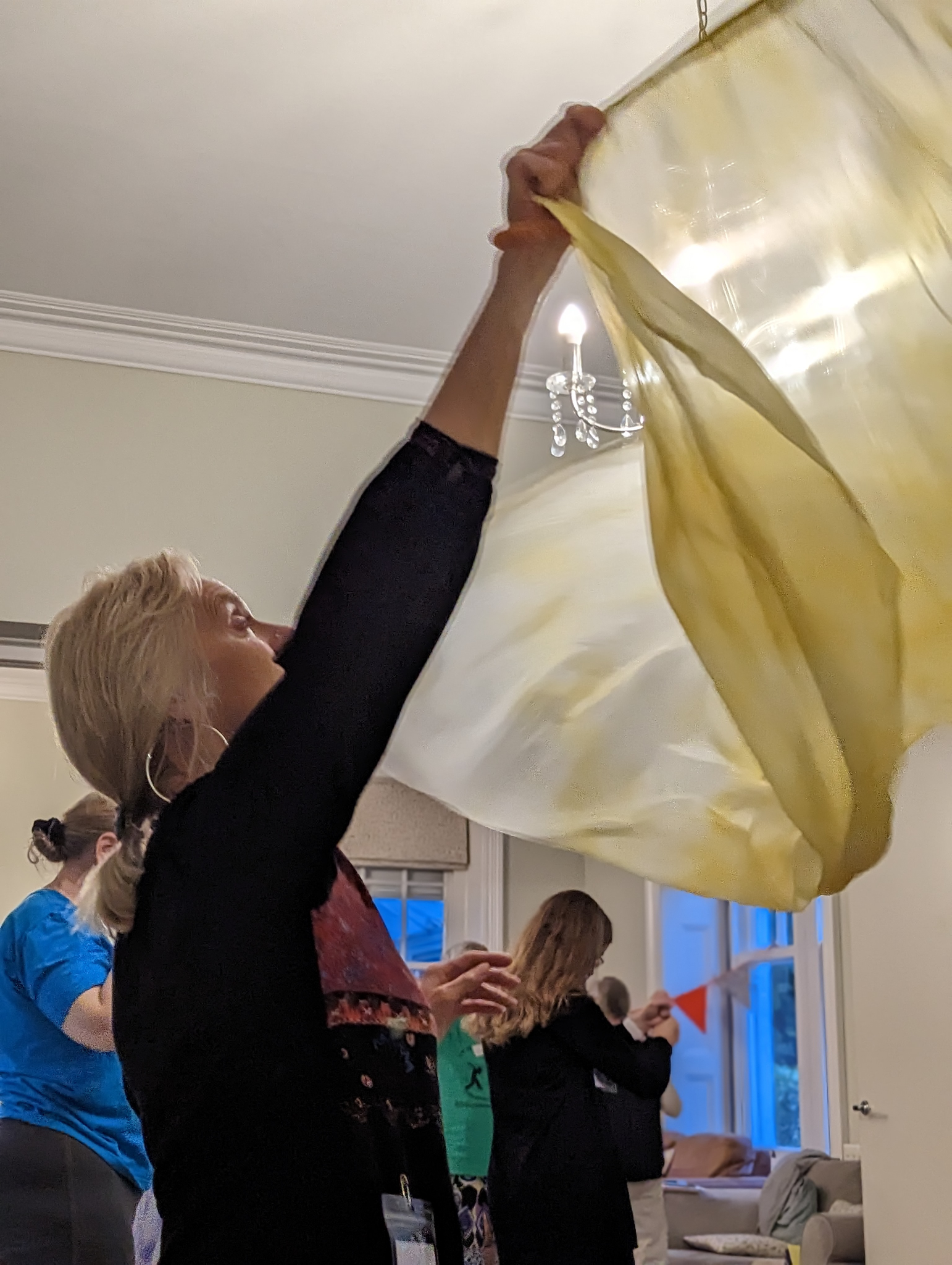 Susanna with yellow flag