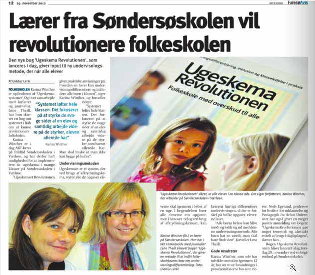FuresøAvis 2012-11-29 folkeskolerevolutionen