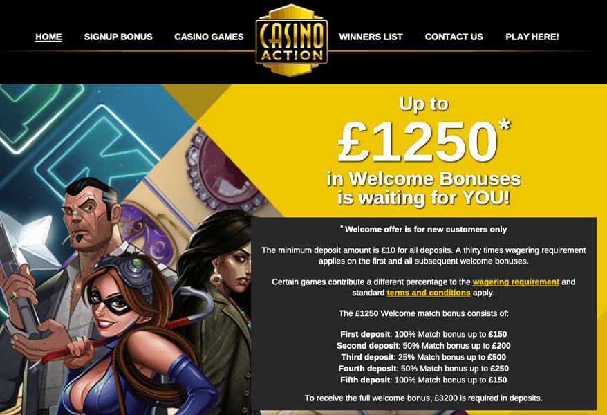 Casino Action in the UK