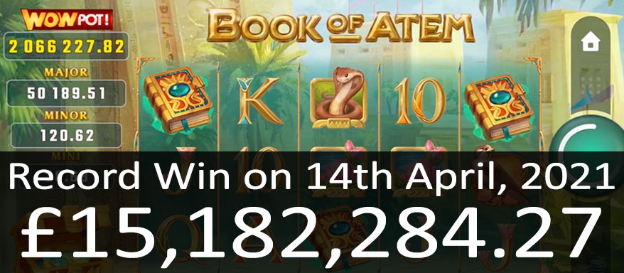 15 Million Won on WowPot Book of Atem