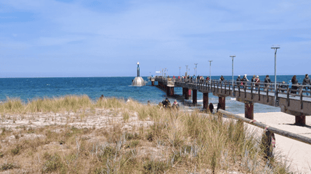 Prerow  an der Ostsee - Zingst Seebrücke