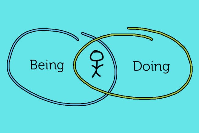 Being or doing?