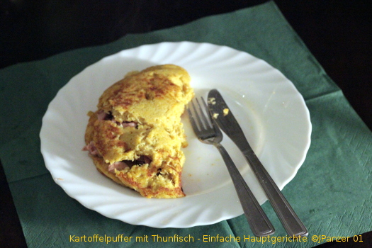 Kartoffelpuffer mit Thunfisch - Einfache Hauptgerichte