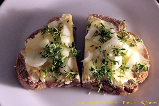 Honig-Thymian-Stulle --- Brotzeit