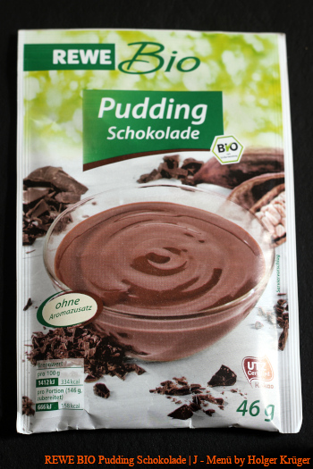 REWE BIO Pudding Schokolade Nachspeise