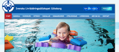 Svenska Livräddningssällskapet Göteborgs nya webbplats