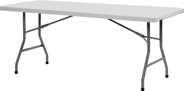 Plastbord 183 x 76, 6 pers, grå
