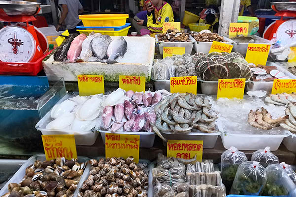 Mercato del pesce Phuket