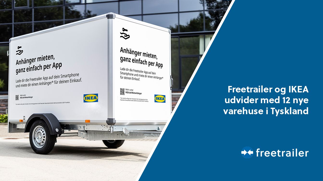 Freetrailer og IKEA udvider samarbejdet med 12 afhentningssteder