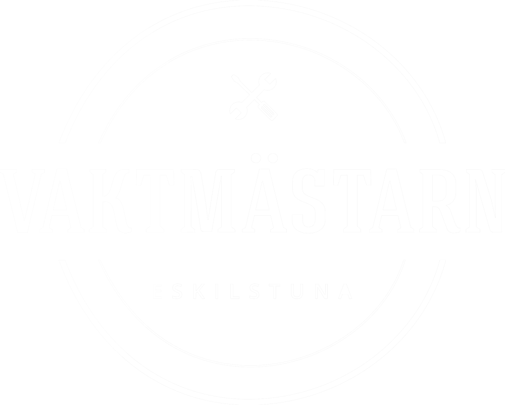 Vaktmästarn logo vit