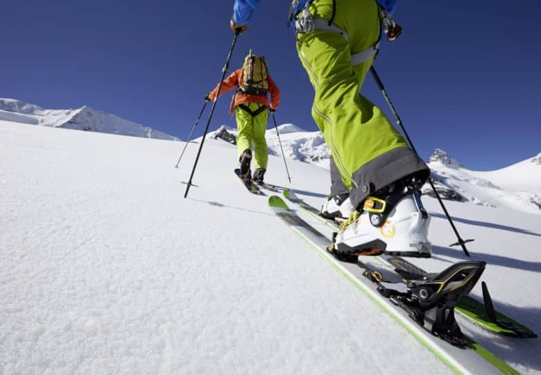 ski de randonnée val thorens esa black ski guide de haute montagne