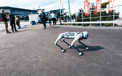 L5 Navigation visar upp robothund samt det senaste inom maskinstyrning
